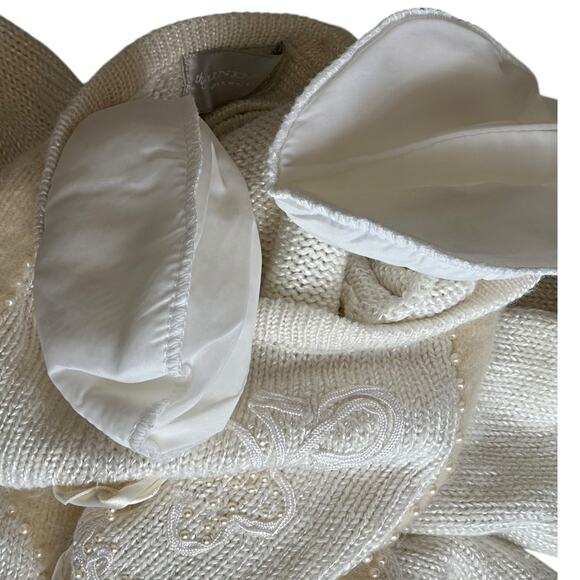 Vintage Sweater Womens Size Large Retro Glam Golden Girls Blanche Cottage Twee - Picture 5 of 8